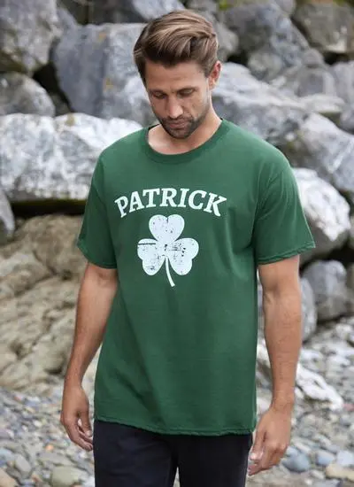 Unisex Personalized Shamrock T-shirt